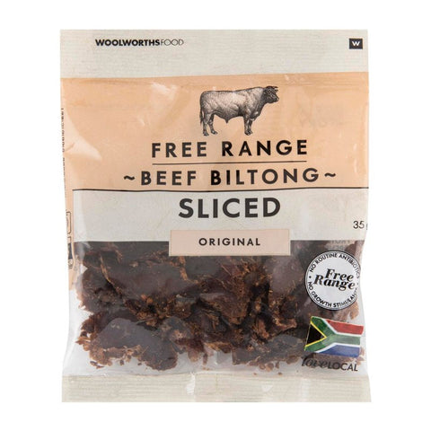 Original Free Range Sliced Beef Biltong 35 g