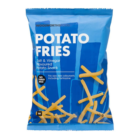 Salt and Vinegar Flavoured Potato Fries 30 g