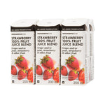 100% Strawberry Fruit Juice Blend 6x200ml