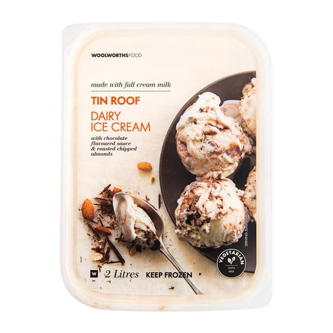 Tin Roof Dairy Ice Cream 2L