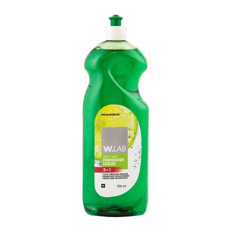 3 in 1 Zesty Lime Dishwash Liquid 750 ml